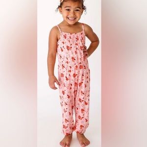 Posh Peanut Darling Sleeveless Smocked Jumpsuit, size 10